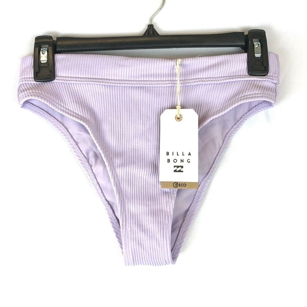 Billabong Women’s Maui Rider Purple High Rise Bikini Bottom Size S